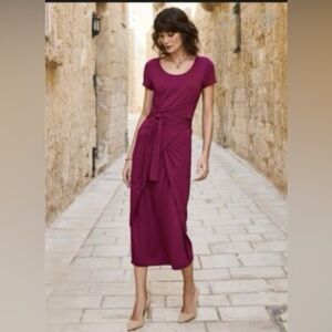 Peruvian Connection Raspberry Victoria Dress - NWT